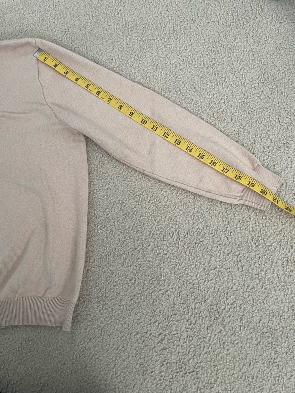 Comme Des Garcons Play Camel Tan Crewneck Sweater View 4